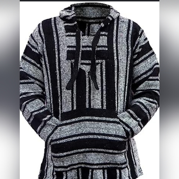 & Other Stories Other - Black and Gray Striped Men's Shirt